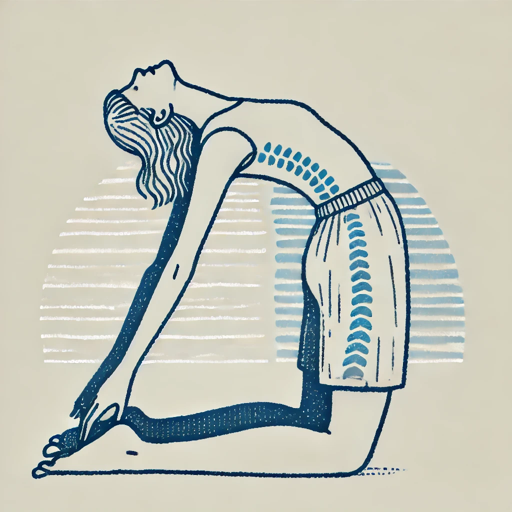 Eine Frau sitzt auf einem ergonomischen Bürostuhl vor einem Schreibtisch, streckt sich, um Verspannungen im Rücken zu lindern.